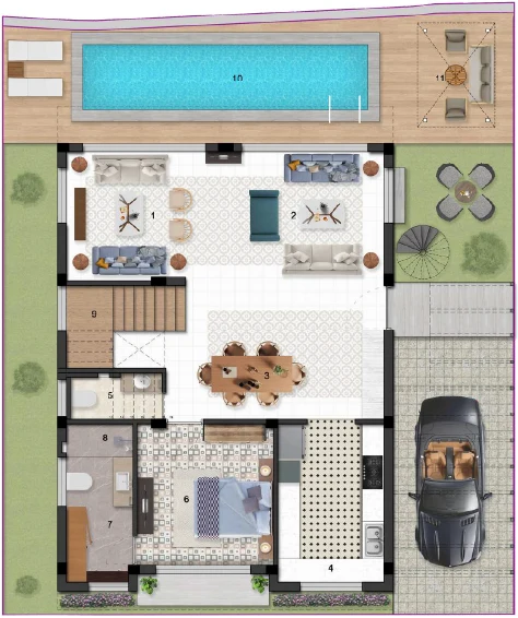 Ghaf Woods ground floor plan