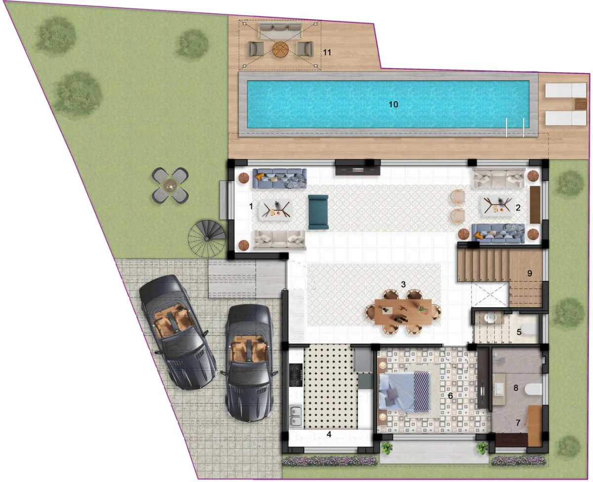 Ghaf Woods ground floor plan